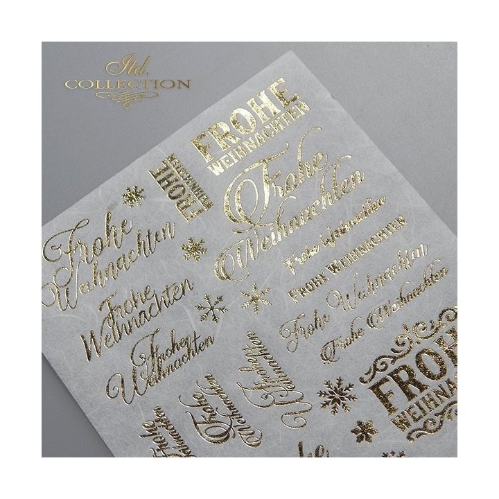Rijstpapier RH0005 met Hot Print A5