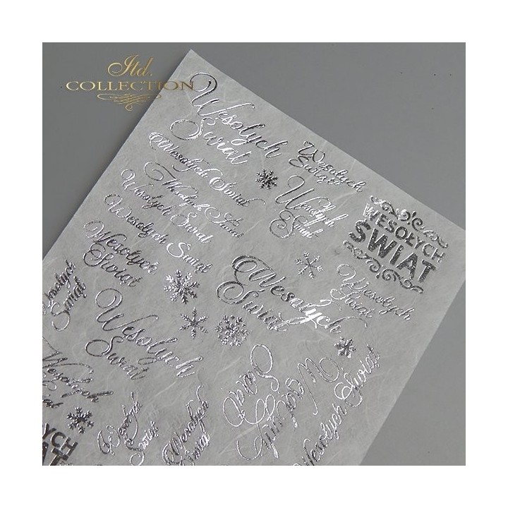 Rijstpapier RH0008 met Hot Print A5