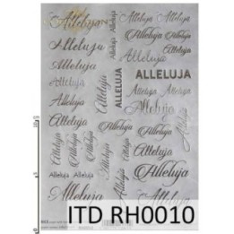 Rijstpapier RH0010 met Hot Print A5