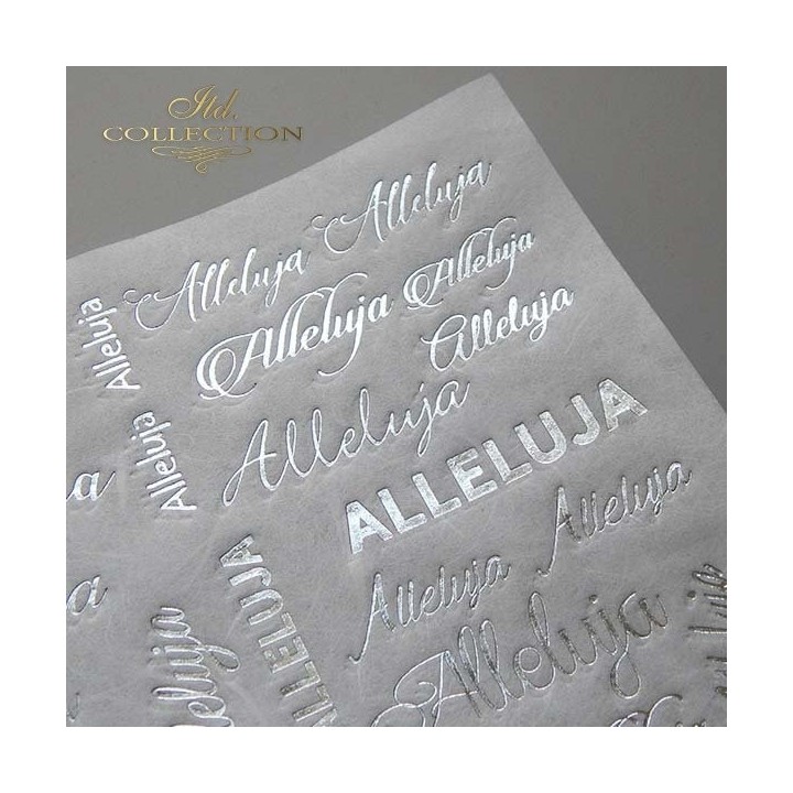 Rijstpapier RH0010 met Hot Print A5