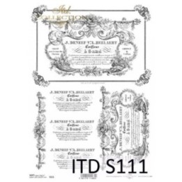 Decoupagepapier Zacht ITD S0111