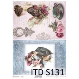 Decoupagepapier Zacht ITD S0131