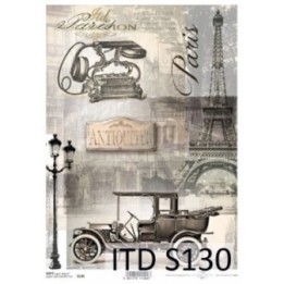 Decoupagepapier Soft ITD S0130