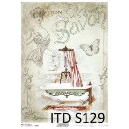 Decoupagepapier Zacht ITD S0129