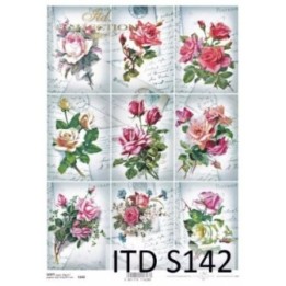 Decoupagepapier Soft ITD S0142