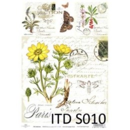 Decoupagepapier Zacht ITD S0010