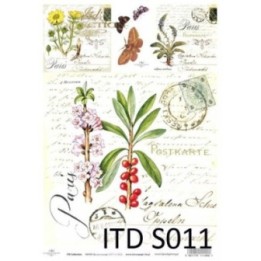 Decoupagepapier Zacht ITD S0011