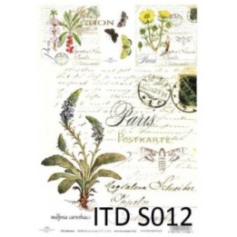 Decoupagepapier Soft ITD S0012