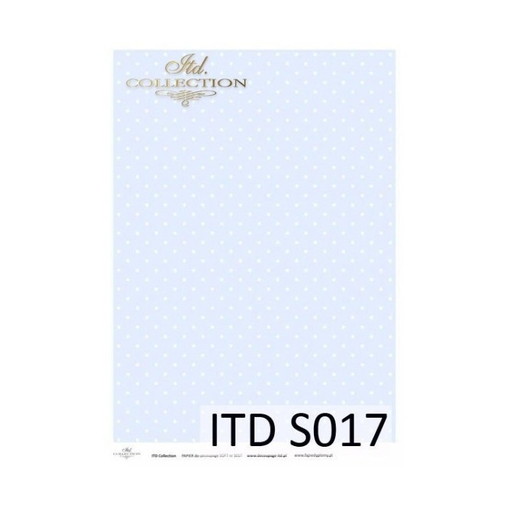 Decoupagepapier Zacht ITD S0017