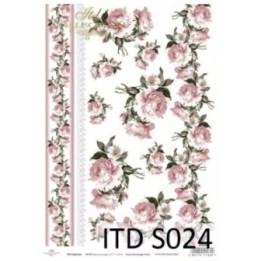 Decoupagepapier Soft ITD S0024