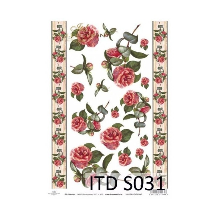 Decoupagepapier Zacht ITD S0031