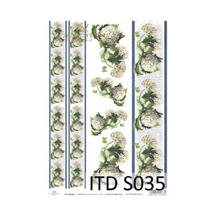 Decoupagepapier Zacht ITD S0035