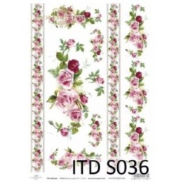 Decoupagepapier Soft ITD S0036