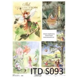 Decoupagepapier Soft ITD S0093