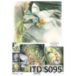 Decoupagepapier Zacht ITD S0095