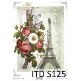 Decoupagepapier Soft ITD S0125