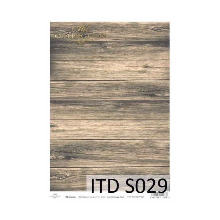Decoupagepapier Zacht ITD S0029