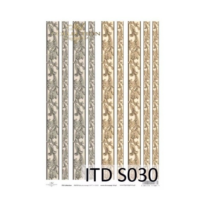 Decoupagepapier Zacht ITD S0030