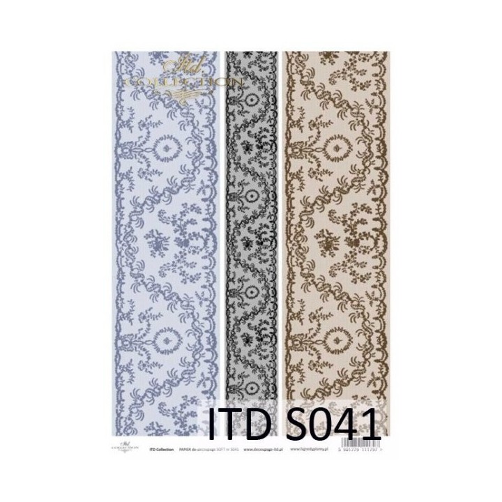 Decoupagepapier Zacht ITD S0041