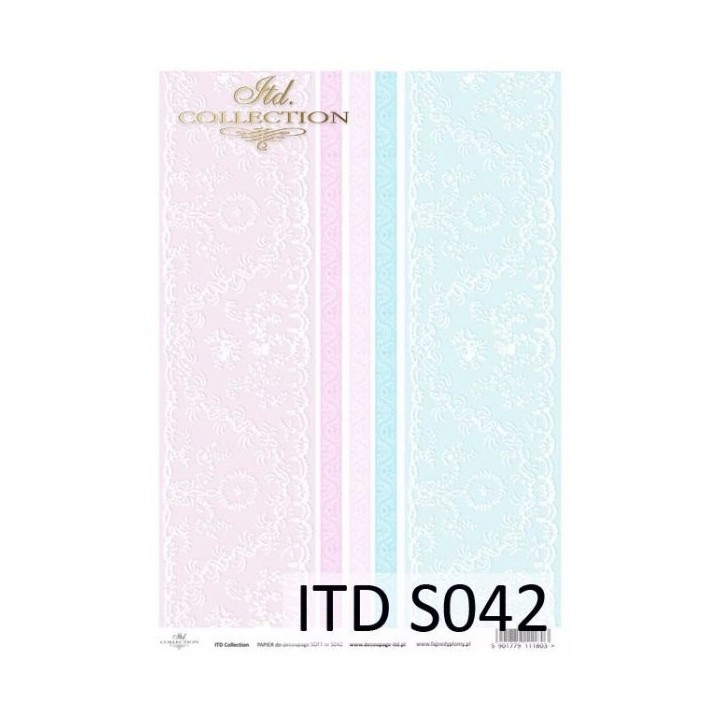 Decoupagepapier Zacht ITD S0042