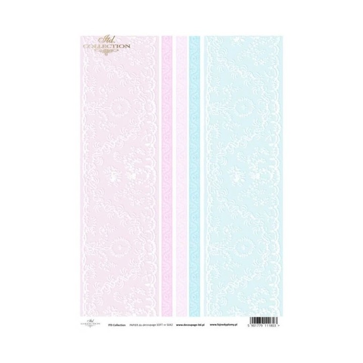 Decoupagepapier Zacht ITD S0042
