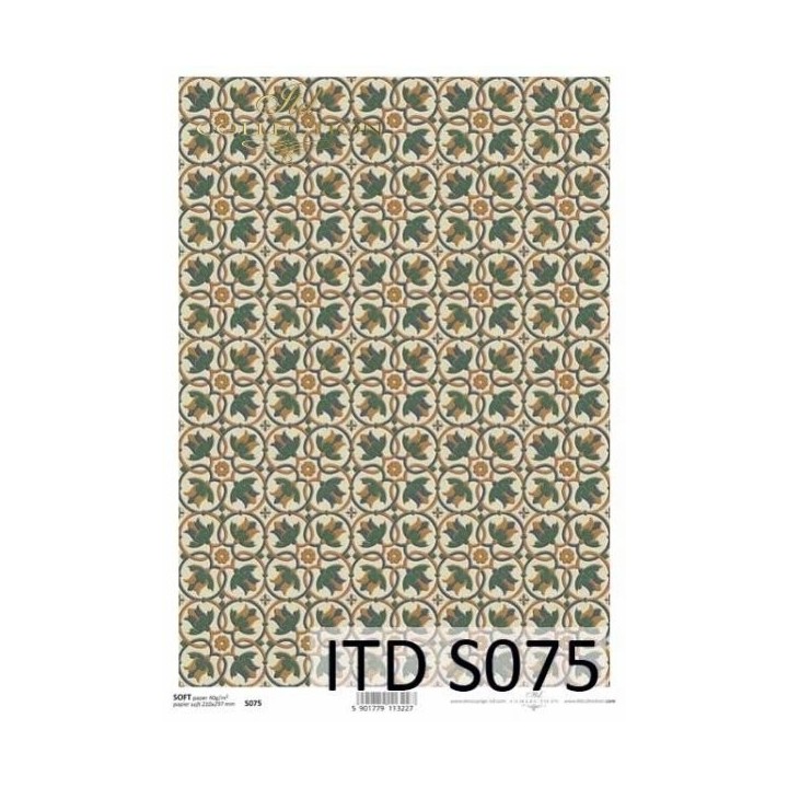 Decoupagepapier Soft ITD S0075