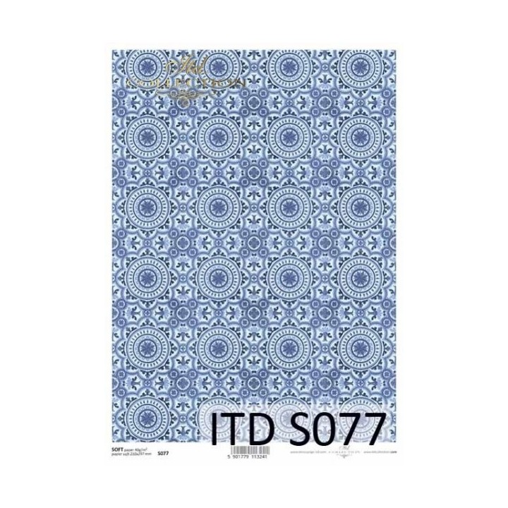 Decoupagepapier Zacht ITD S0077