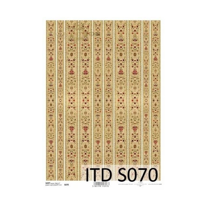 Decoupagepapier Soft ITD S0070