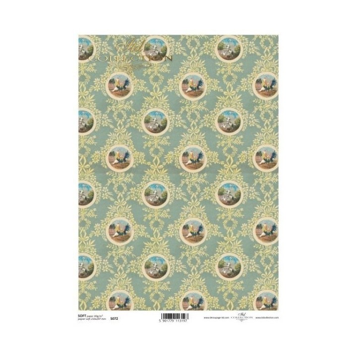 Decoupagepapier Soft ITD S0072