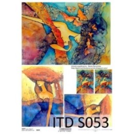 Decoupagepapier Soft ITD S0053