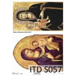 Decoupagepapier Zacht ITD S0057