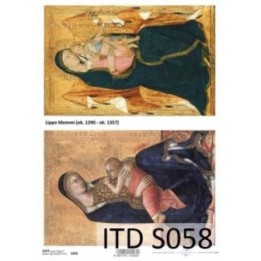 Decoupagepapier Soft ITD S0058