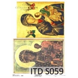 Decoupagepapier Zacht ITD S0059