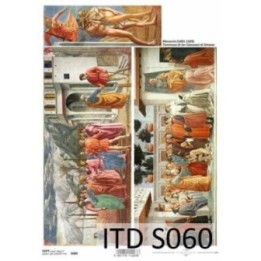 Decoupagepapier Soft ITD S0060
