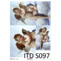 Decoupagepapier Soft ITD S0097