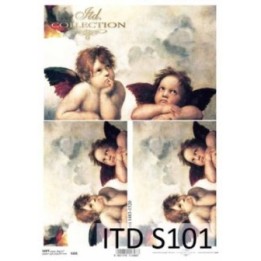 Decoupagepapier Soft ITD S0101