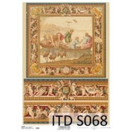 Decoupagepapier Soft ITD S0068