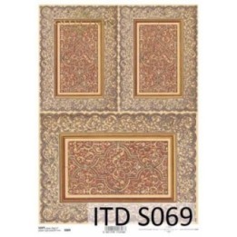 Decoupagepapier Soft ITD S0069