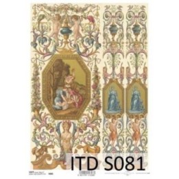 Decoupagepapier Zacht ITD S0081