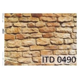 Decoupagepapier ITD D0490M