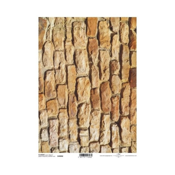 Decoupagepapier ITD D0490M