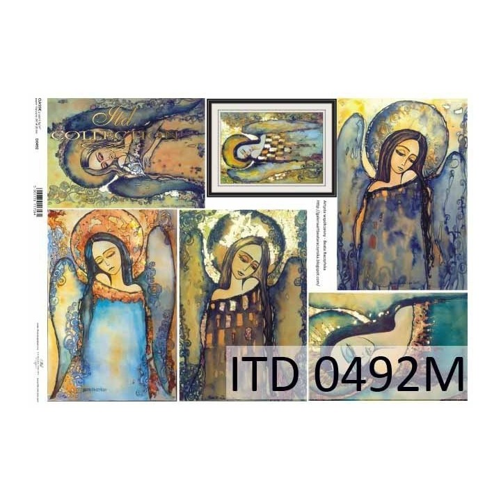 Decoupagepapier ITD D0492M