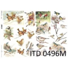 Decoupagepapier ITD D0496M
