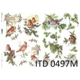 Decoupagepapier ITD D0497M