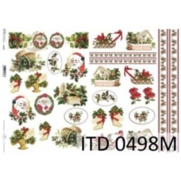 Decoupagepapier ITD D0498M