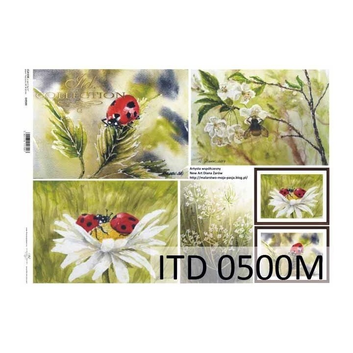 Decoupagepapier ITD D0500M