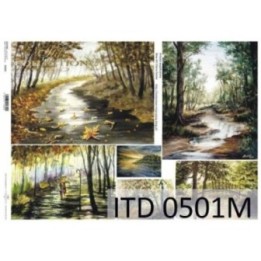 Decoupagepapier ITD D0501M