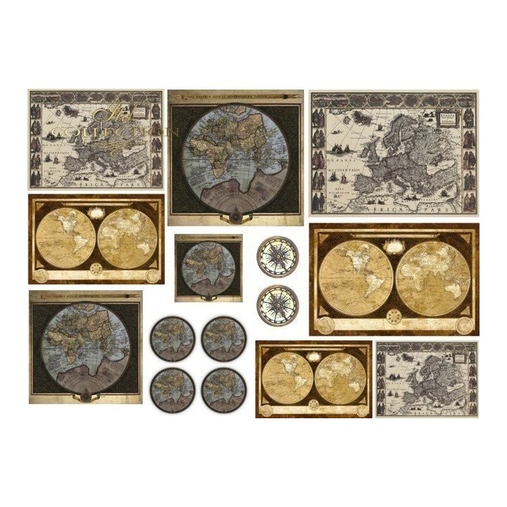 Decoupagepapier ITD D0156M