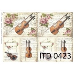 Decoupagepapier ITD D0423M