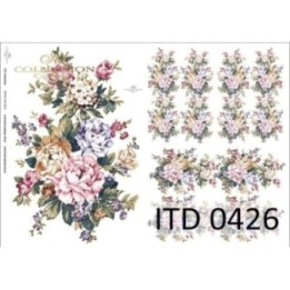 Decoupagepapier ITD D0426M